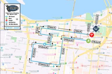 triple crown 5k map