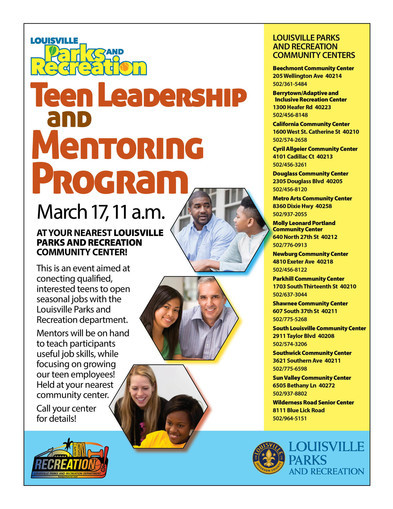 teen mentorship march 2023