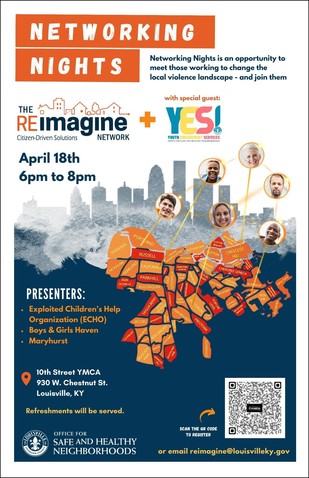 Reimagine & YES! Networking Night Flyer