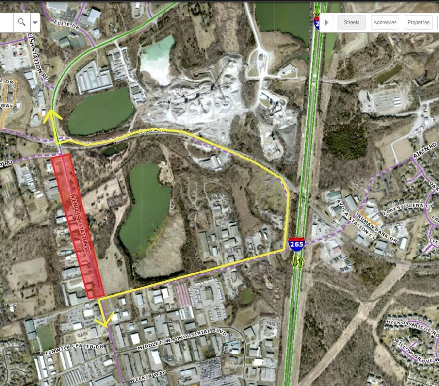 detour map