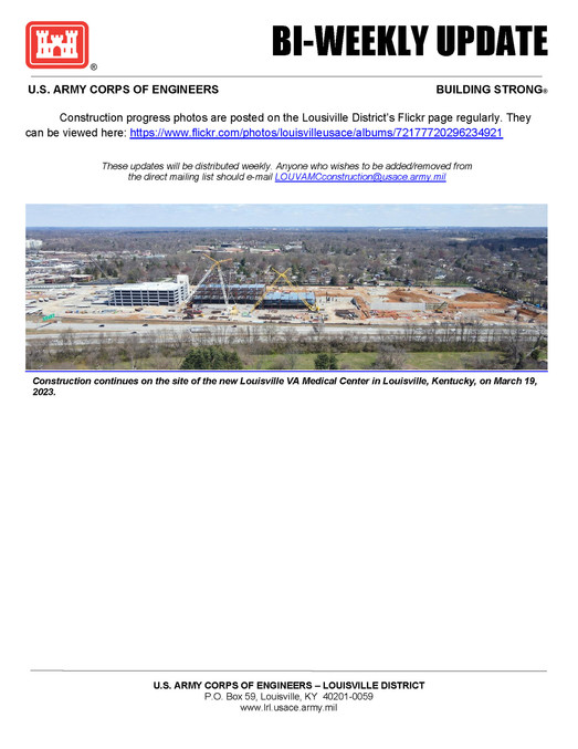 Louisville VAMC Construction Update 2