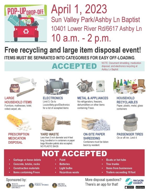 pop up drop off