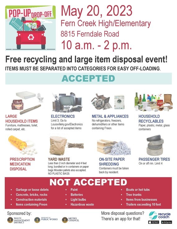 pop up drop off may 2023