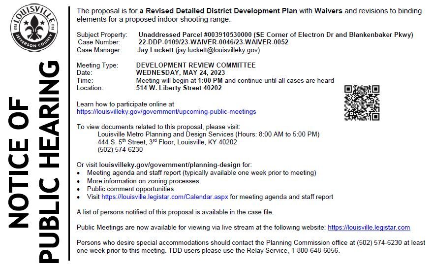 Proposed Shooting Range