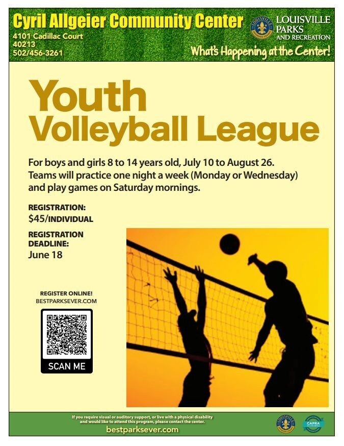 CACC volleyball registration