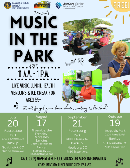 Music in the Park Summer 2023