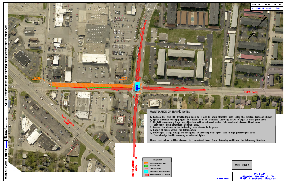 Hikes Lane update map