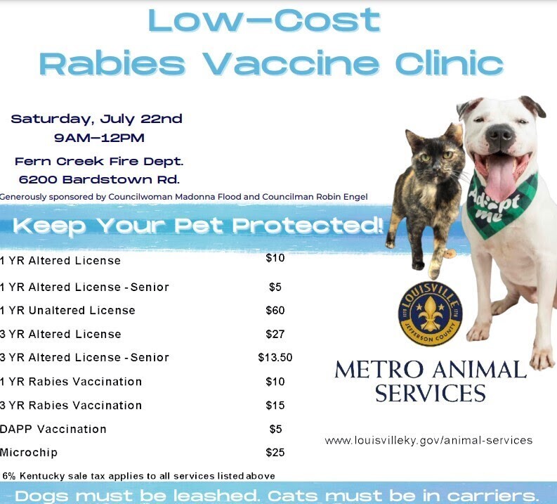 low cost rabies clinic
