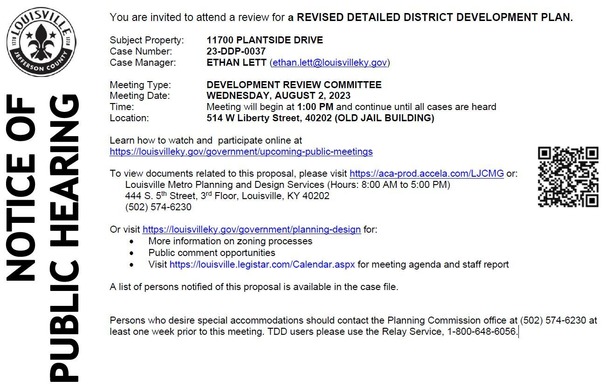 Revisions requested on approved detailed plan