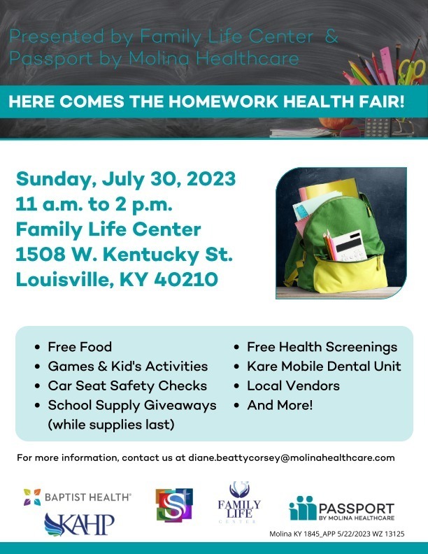 Homework Health Fair 2023