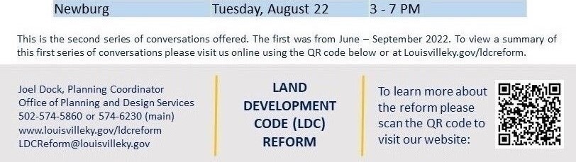 Zoning matters August 22 meeting in Newburg