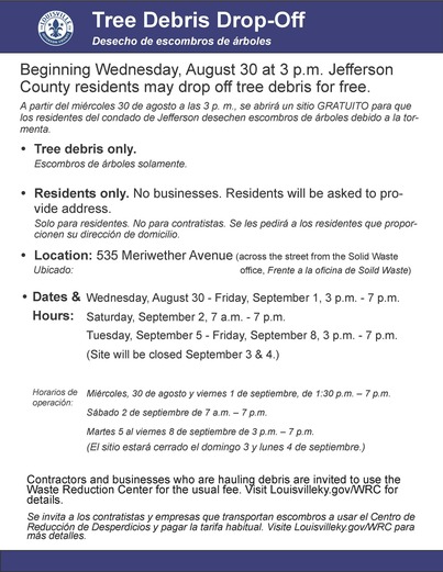 Storm Debris Drop Off