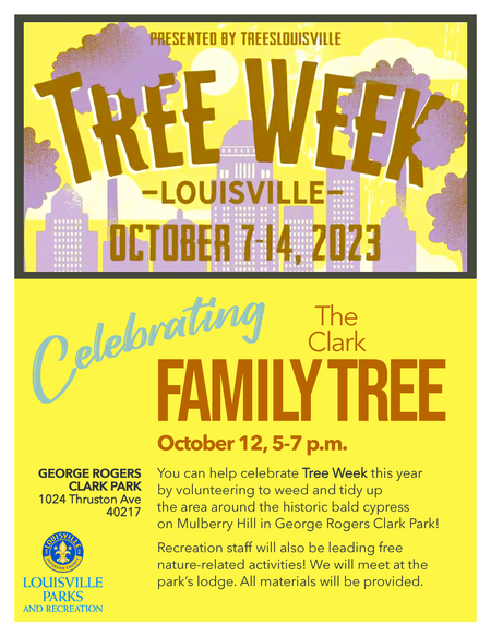 GRCP tree week event Oct. 12