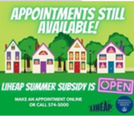 LIHEAP appointments still available