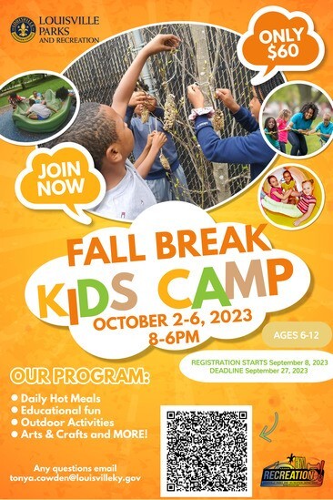 Fall kids camp signups