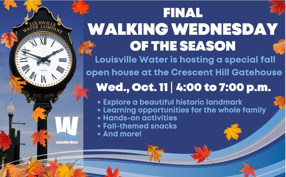 Water Walking Wednesday Oct 2023