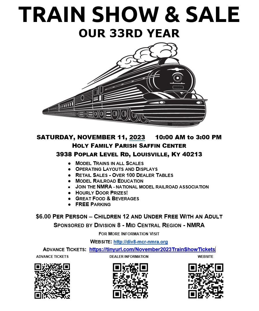 Train show November 11