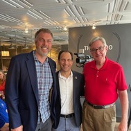 Mayor Greenburg, Aaron Givan, and CM Reno-Weber