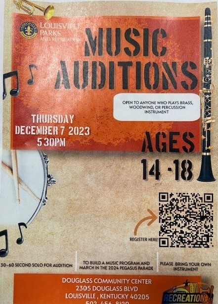 SW Comm Center Music Auditions