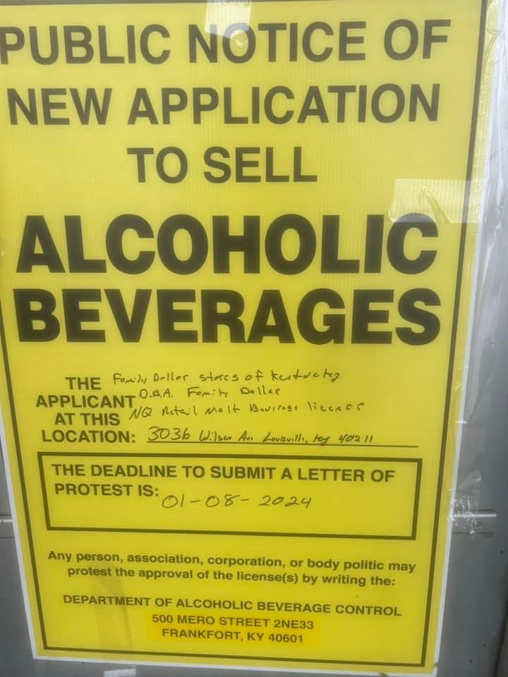 Public Notice of New Application to Sell