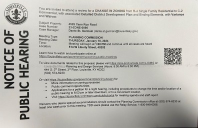 Public Hearing Notice