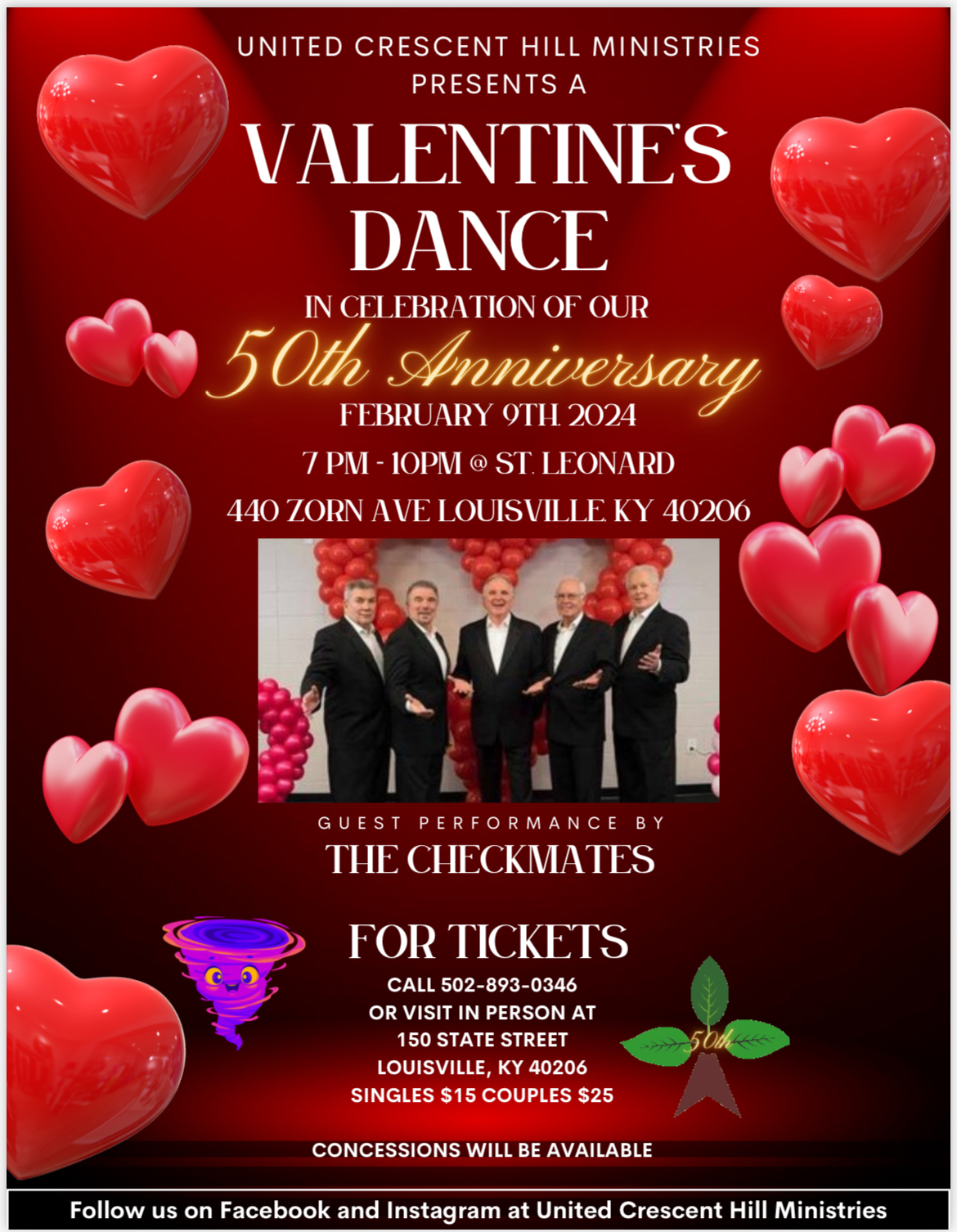 UCHM VALENTINES 50TH ANNIVERSARY