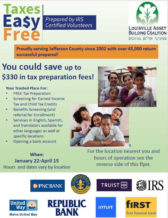 FREE Tax Preparation Through VITA