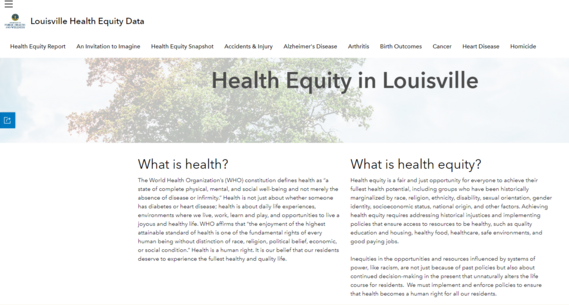 Health Equity Dashboard