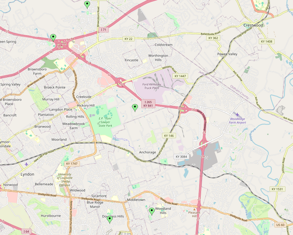 February 2024 Burglary Map