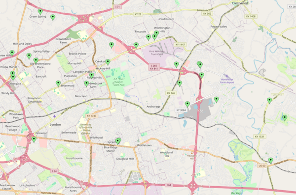 February 2024 Theft from Auto Map