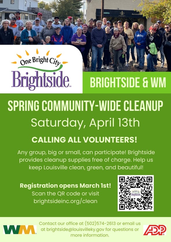 Brightside Cleanup flyer