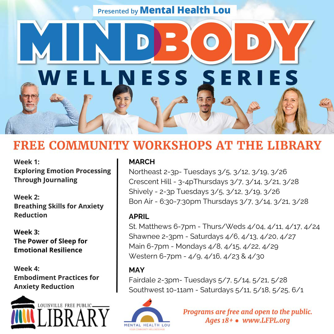 Free Community Workshop Series Focuses On Mind And Body Wellness