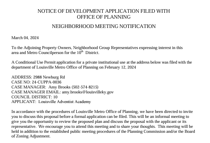 2988 Newburg neighbor meeting letter upper
