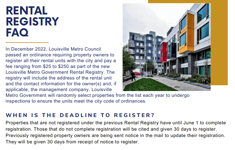 Rental Registry FAQs 1
