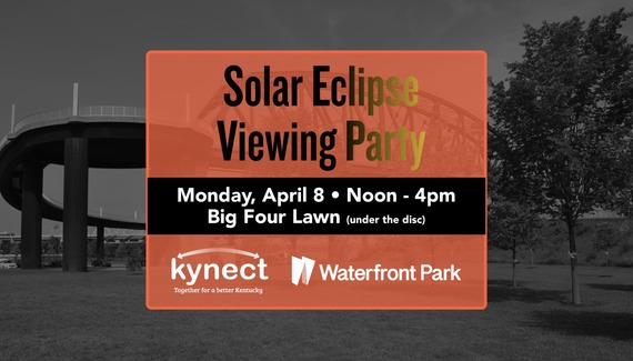 Waterfront park eclipse