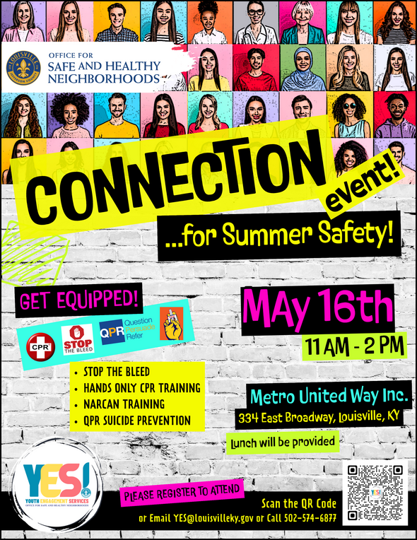 YES Connection event May 16 Summer safety