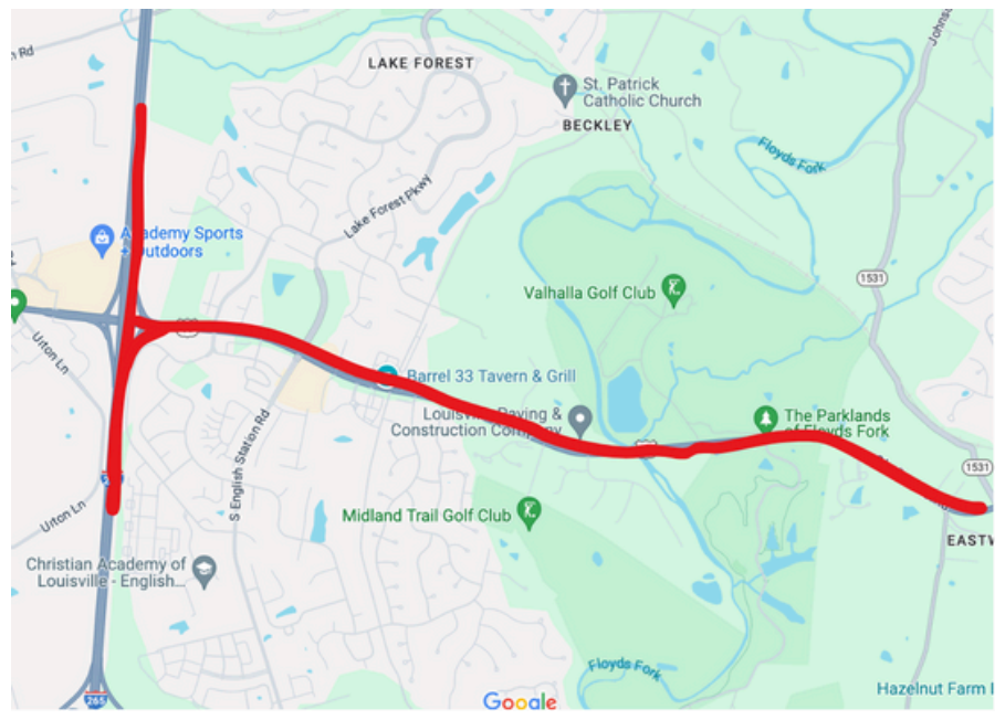 map PGA Traffic Alert