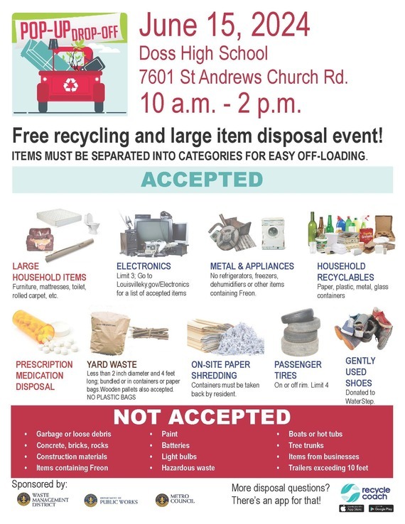 FREE Recycling & Large Item Disposal Event