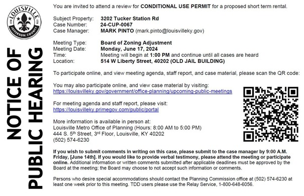 STR 3202 Tucker Station Rd