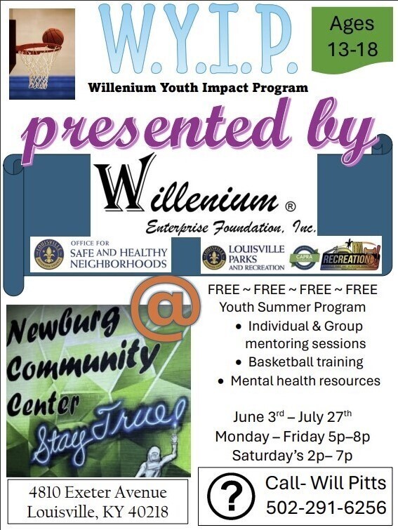 Willenium youth program flyer