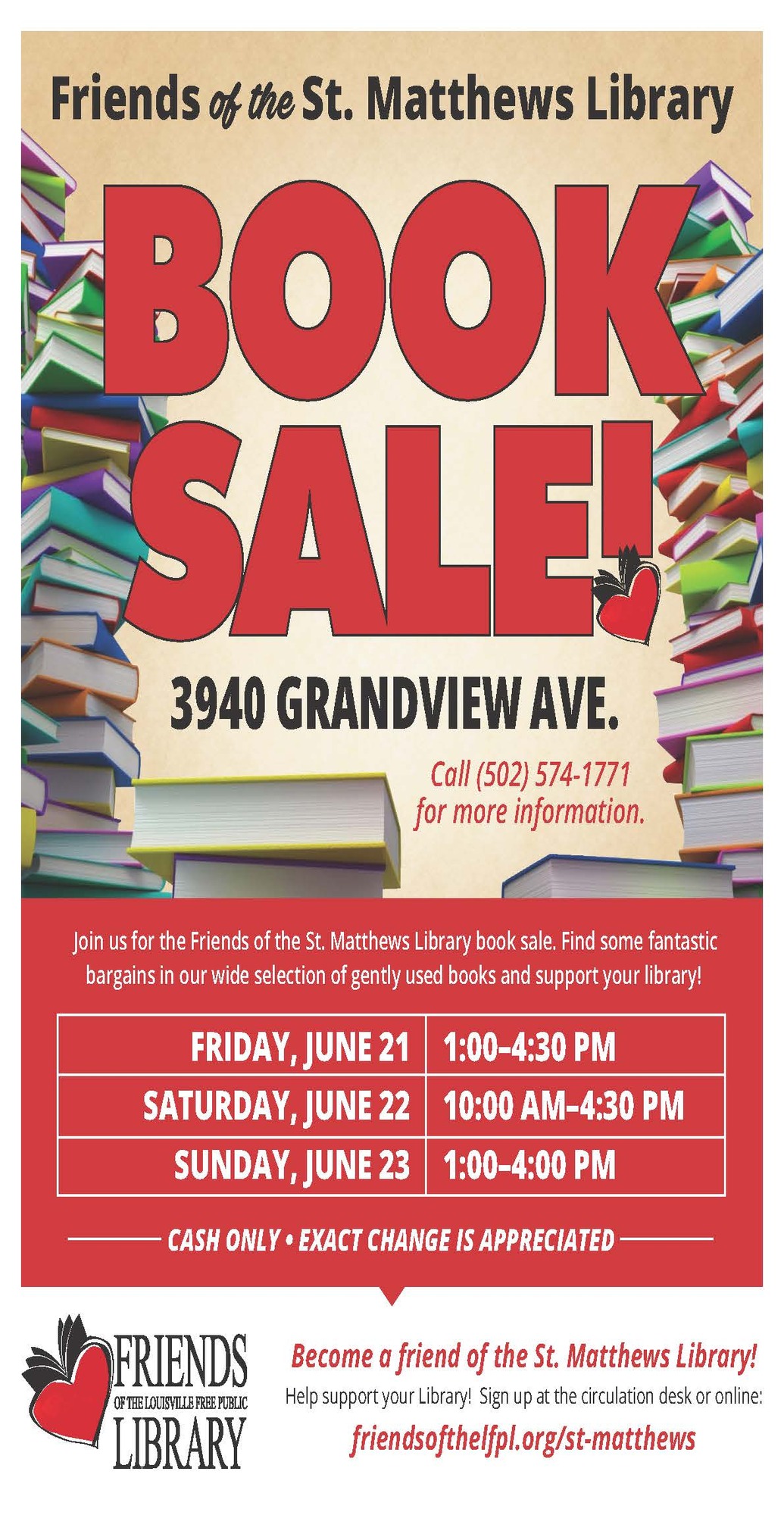 Friends of the St. Matthews Library Booksale