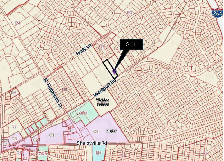 LOJIC Site Location Sheet of 4251 Westport Road