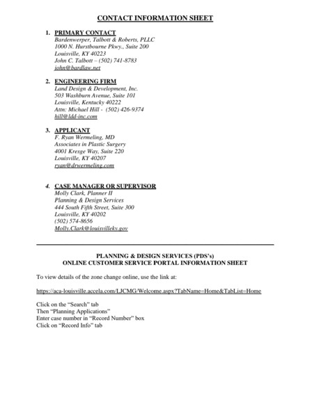 St. Matthew's Neighborhood Zoning Meeting