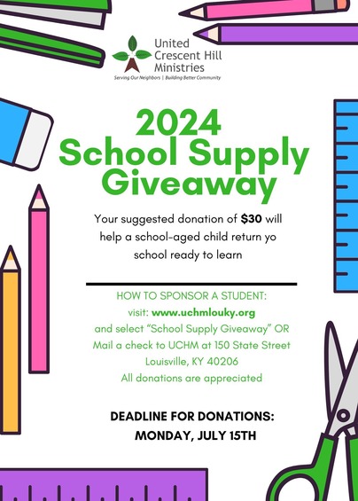 School Supplies Giveaway