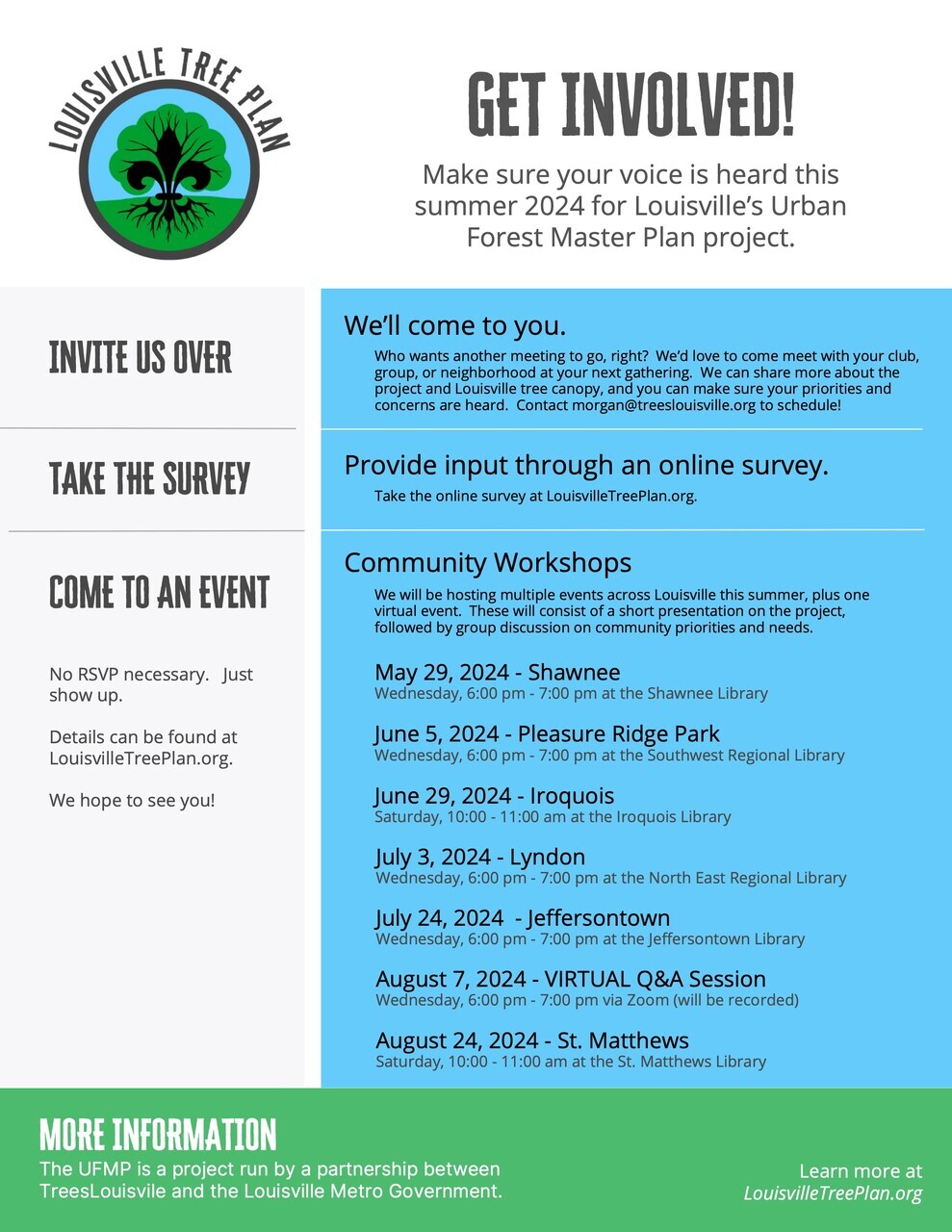 Get Involved with Lou Tree Plan