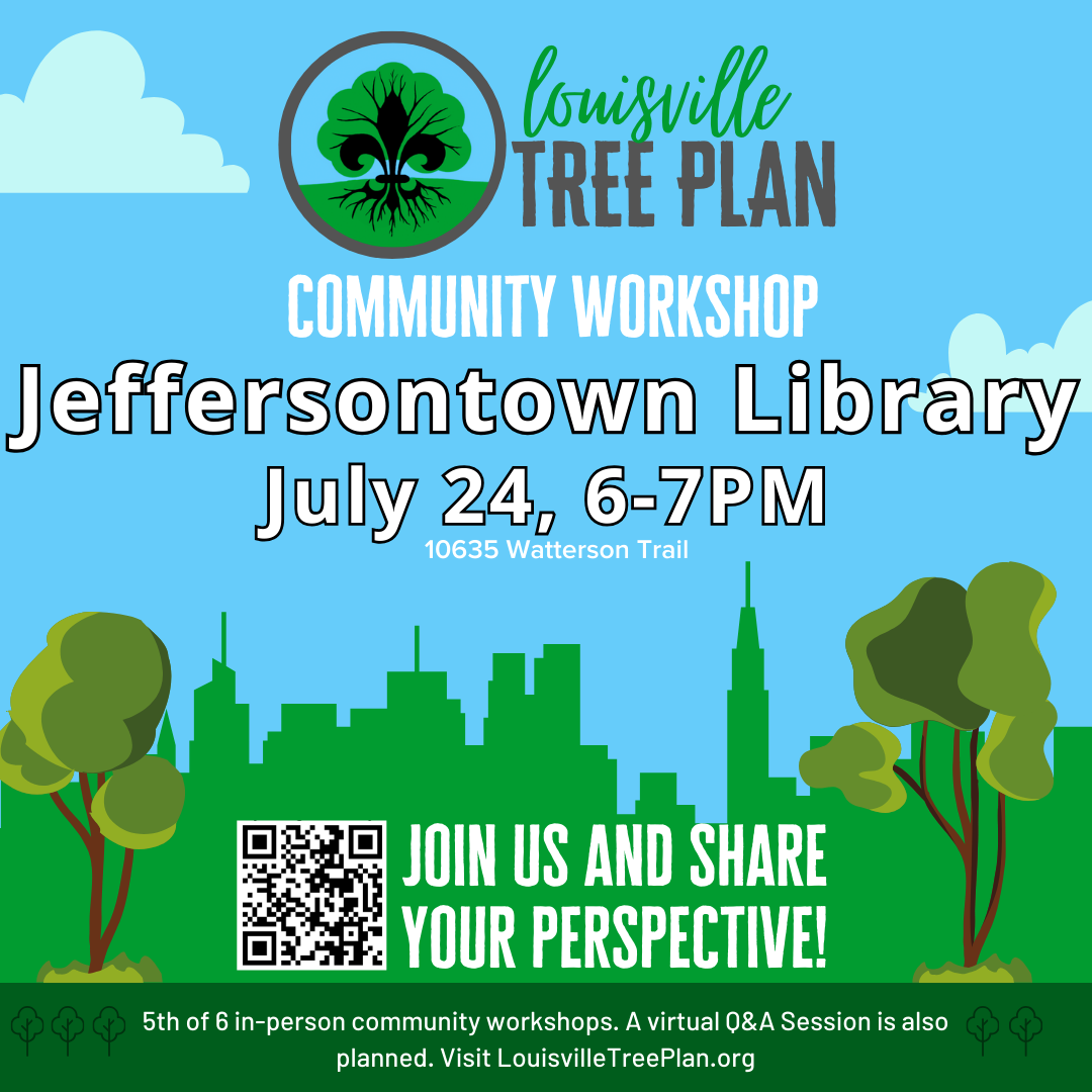 tree plan meeting July 24 at J-Town library 