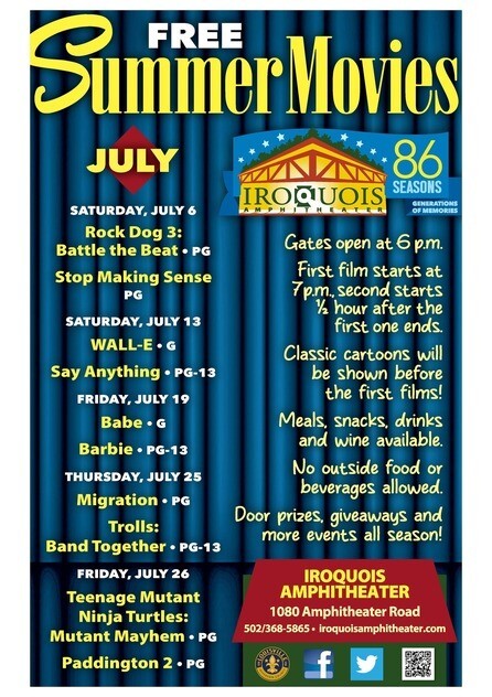 movies at iroquois park