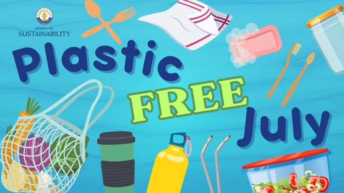 Flyer for Plastic Free July