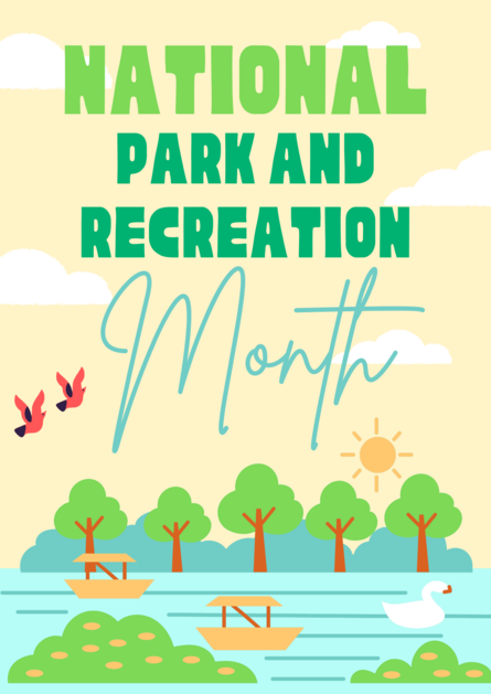Newsletter Banner for National Park and Recreation Month