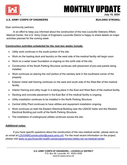 7.15 VA Hospital Construction Update 1
